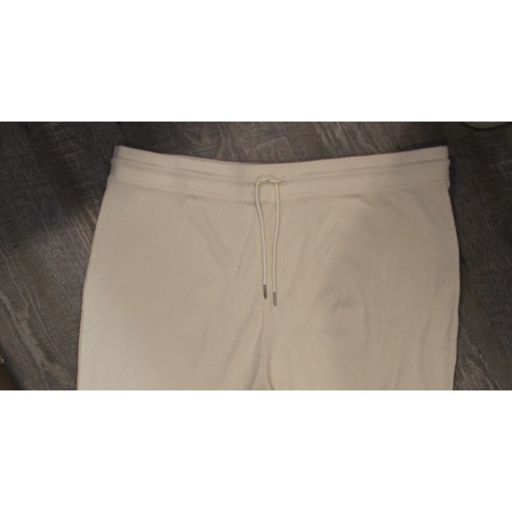 Mate the Label Women's Plus Organic Thermal Wide Leg Pants Bone Sz 3X NWOT $138‎ - Picture 8 of 9